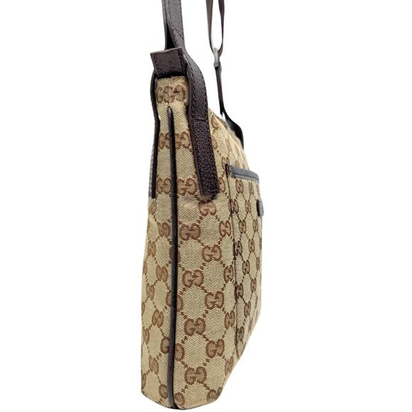 Gucci Bag GG Logo Supreme Guccissima Monogram Leather Crossbody Shoulder Tote - Picture 6 of 12